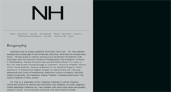 Desktop Screenshot of nicholashay.com